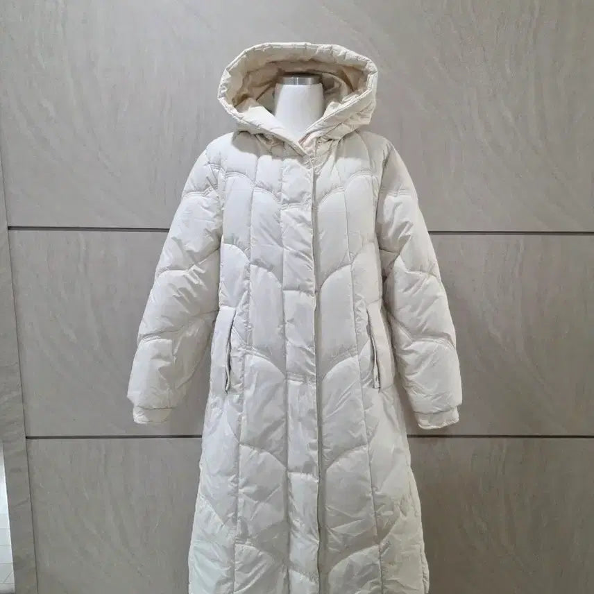 [BUNJANG] A-Line Long Padded Coat (55-77) / 체형커버 예쁜 A라인 롱패딩 오버핏(55~77반) 미친핏감