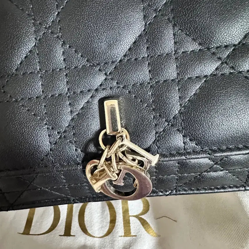 [BUNJANG] Dior Top Handle Mini Bag Black / 마이디올 탑핸들 미니백 블랙