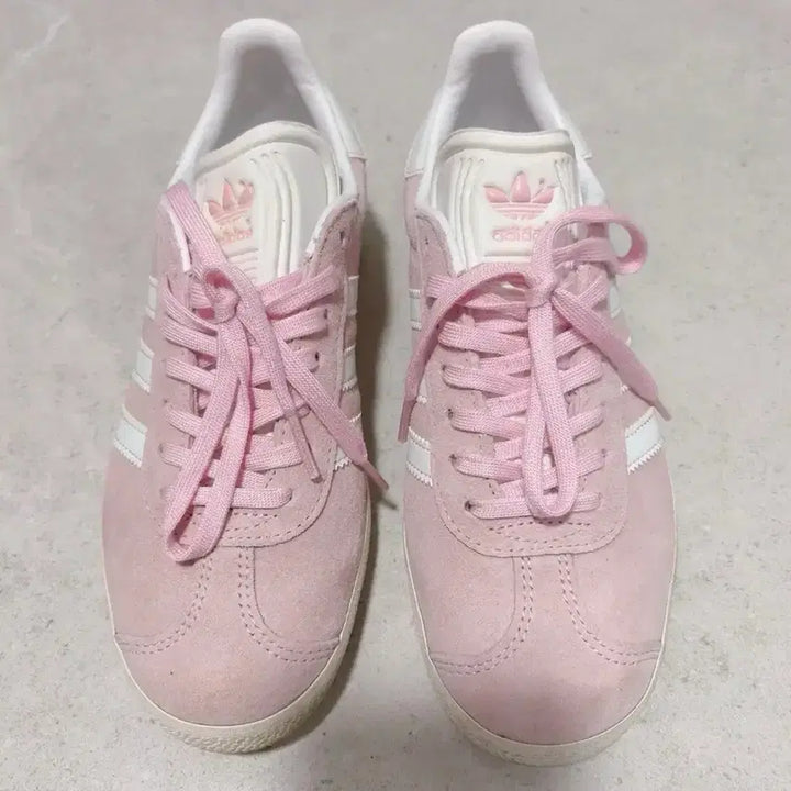 [BUNJANG] Adidas Gazelle BY9352 Suede Pink Shoes / 아디다스 가젤 BY9352 스웨이드 핑크 220