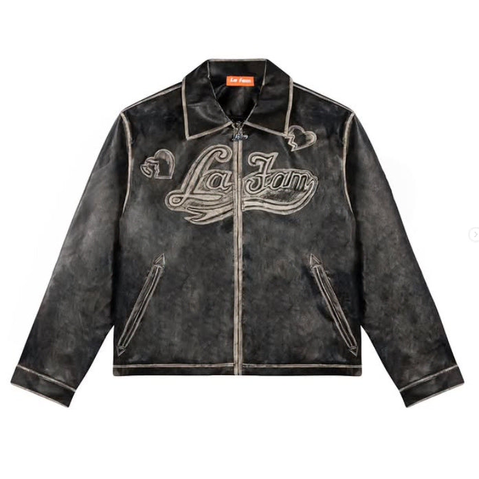 [BUNJANG] Lafam Amsterdam Jaded London Leather Jacket / lafam amsterdam 자켓 S- 제이디드런던 오픈와이와이 베이컨트