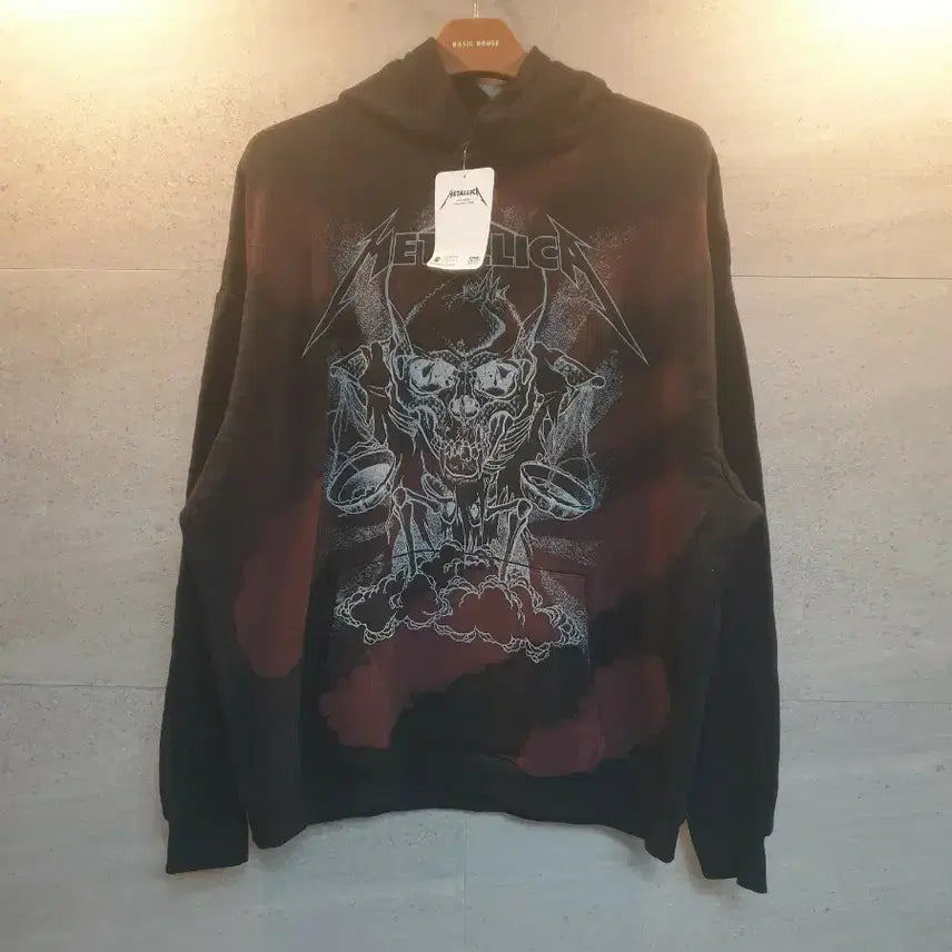 [BUNJANG] Metallica Licensed Skull Print Hoodie / 메탈리카 정품. 라이센스 후드티.