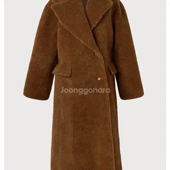 [BUNJANG] SSONG STUDIO Dumble Coat - Brown / SSONG STUDIOㅆ 덤블 코트 브라 쏭스튜디오 무스탕