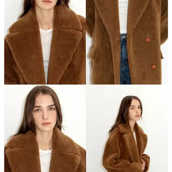 [BUNJANG] SSONG STUDIO Dumble Coat - Brown / SSONG STUDIOㅆ 덤블 코트 브라 쏭스튜디오 무스탕
