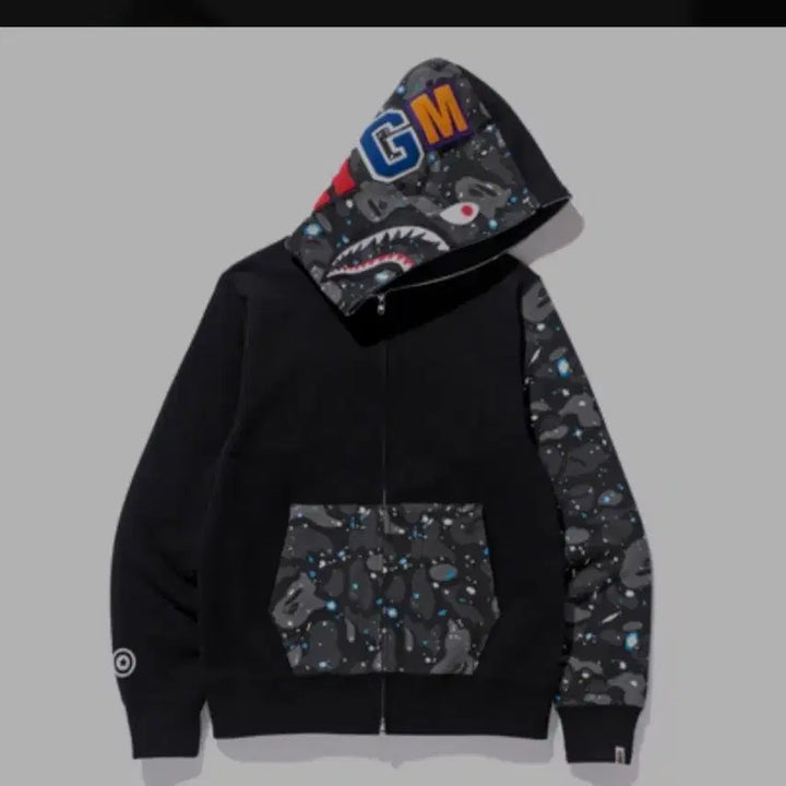 [BUNJANG] BAPE Space Camo Shark Hoodie XL / 베이프 스페이스 카모 샤크후드 xl 새상품 유일매물