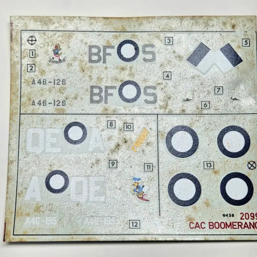 [BUNJANG] Airfix CA-13 Boomerang 1/72 Scale Model Kit / 179 고전프라 [에어픽스] 1/72 CA-13 부메랑 조립품