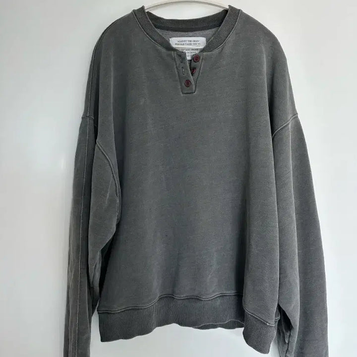 [BUNJANG] Freckle Gray Sweatshirt / 프레클 맨투맨 그레이
