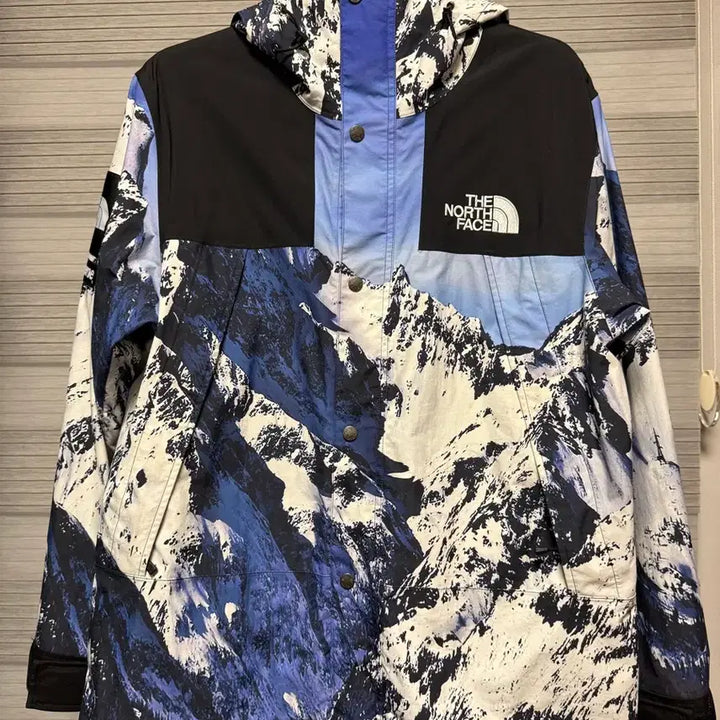 [BUNJANG] Supreme The North Face 17FW Mountain Parka Blue White / [L] 슈프림 x 노스페이스 17FW 마운틴 파카 블루 화이트