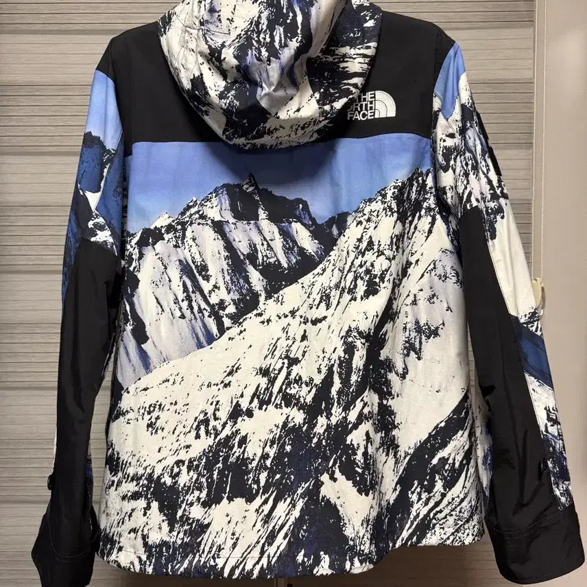 [BUNJANG] Supreme The North Face 17FW Mountain Parka Blue White / [L] 슈프림 x 노스페이스 17FW 마운틴 파카 블루 화이트