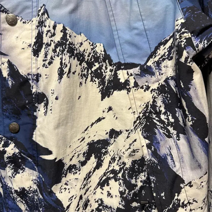 [BUNJANG] Supreme The North Face 17FW Mountain Parka Blue White / [L] 슈프림 x 노스페이스 17FW 마운틴 파카 블루 화이트