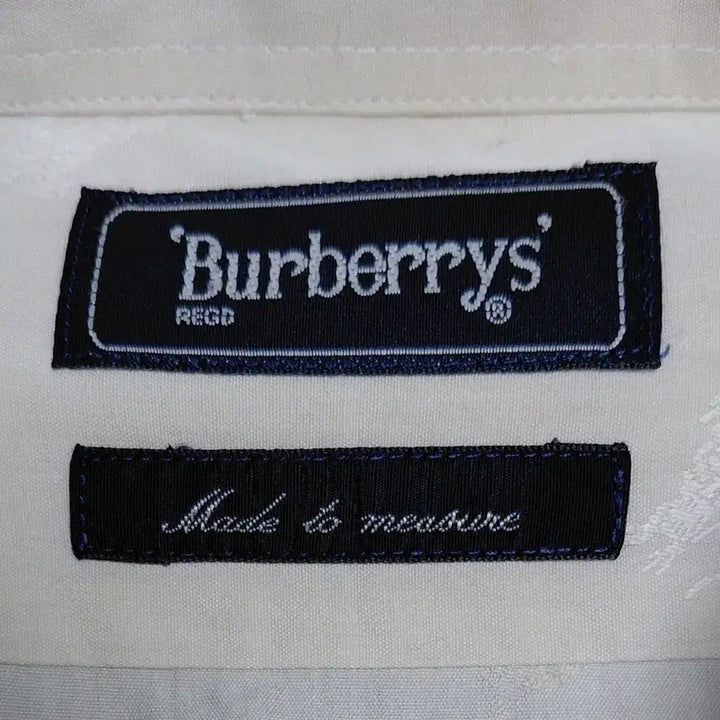 [BUNJANG] Burberrys 90s Gold Logo Shirt / [빈티지/정품] 90s 버버리(Burberrys) 맞춤 금사 로고