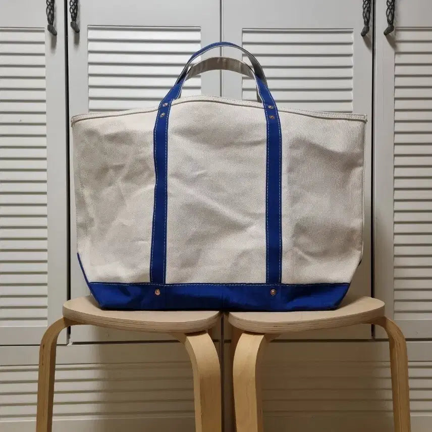[BUNJANG] Oversized Canvas Tote Bag / 캔버스 토트백 숄더백 오버사이즈