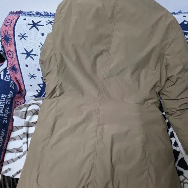 [BUNJANG] Beige Goose Down Padded Coat / 베이지색 구스패딩 코트
