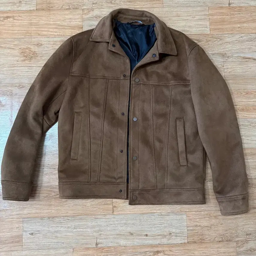 [BUNJANG] ZARA Brown Suede Jacket / ZARA) 브라운스웨이드자켓 남자 L