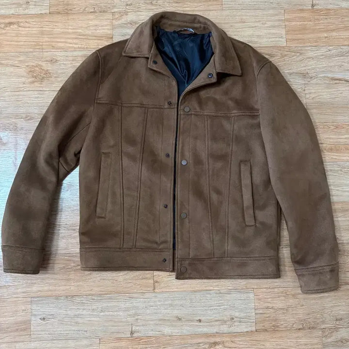 [BUNJANG] ZARA Brown Suede Jacket / ZARA) 브라운스웨이드자켓 남자 L