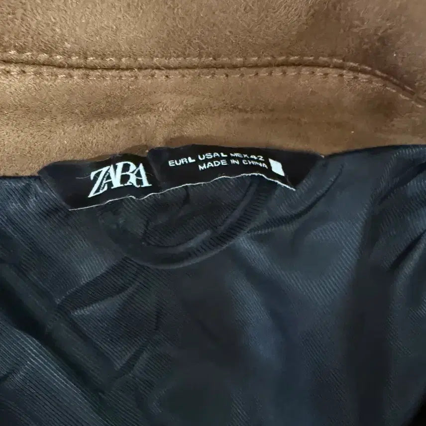 [BUNJANG] ZARA Brown Suede Jacket / ZARA) 브라운스웨이드자켓 남자 L