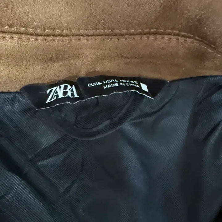 [BUNJANG] ZARA Brown Suede Jacket / ZARA) 브라운스웨이드자켓 남자 L