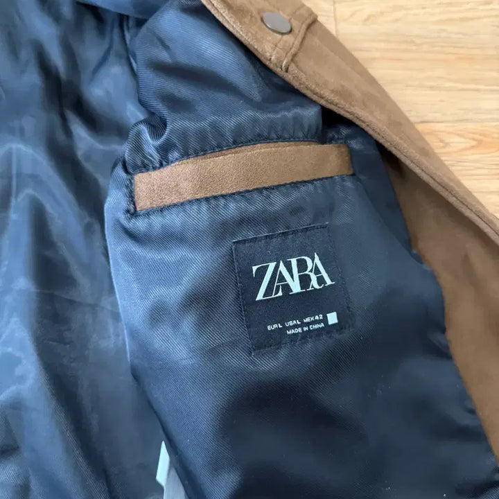 [BUNJANG] ZARA Brown Suede Jacket / ZARA) 브라운스웨이드자켓 남자 L