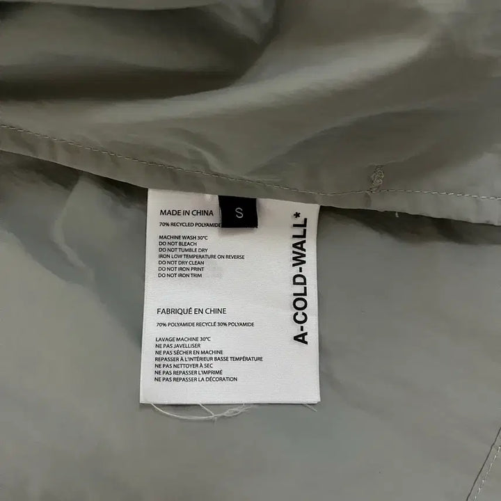 [BUNJANG] A-COLD-WALL Polyamide Shirt / A-COLD-WALL 어콜드월 폴리아미드 셔츠