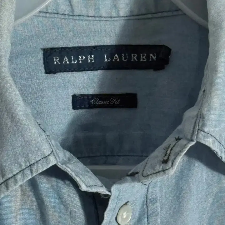 [BUNJANG] Ralph Lauren Classic Fit Light Wash Shirt (Size 4) / 랄프로렌 클래식핏 연청 셔츠 (4)