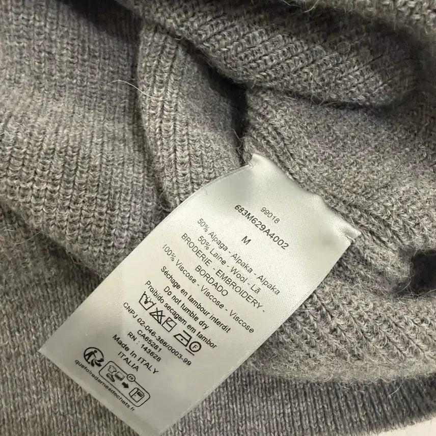 [BUNJANG] Dior Embroidered Sweater by Jonathan Anderson / [M]디올 자수 스웨터, 오버사이즈 핏 by 조나단앤더슨