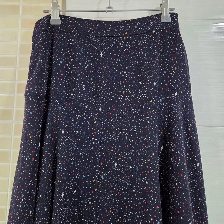 [BUNJANG] Tom Greyhound Star Pattern Frill Long Skirt S / 톰 그레이하운드 별 패턴 프릴 롱 스커트 S