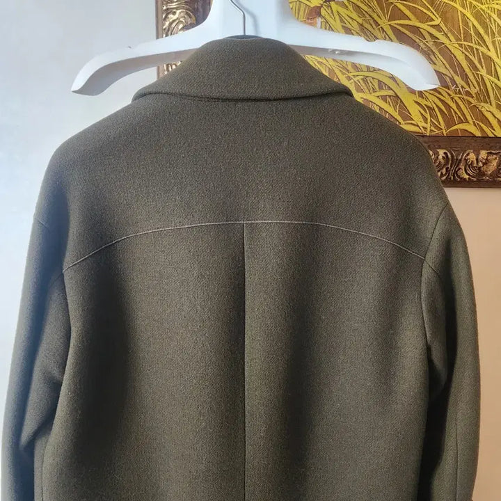 [SOLD OUT] Enc 울 89% 카키색 코트(77까지 가능한 오버핏)