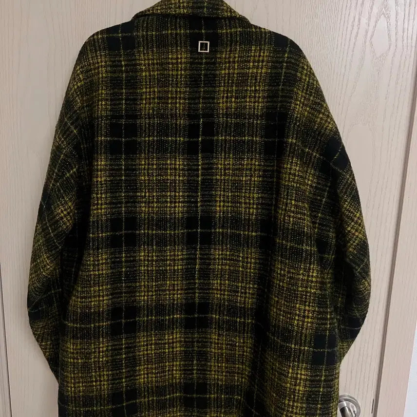 [BUNJANG] Wooyoungmi Flannel Shirt Jacket Yellow/Black Size 50 / 우영미 플란넬 셔츠자켓 옐로우/블랙 50