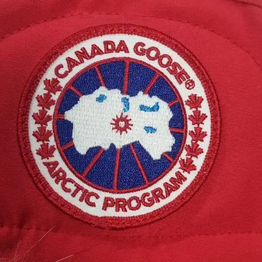 [BUNJANG] Canada Goose Red Winter Hat S-M / 캐나다구스 레드 방한 모자