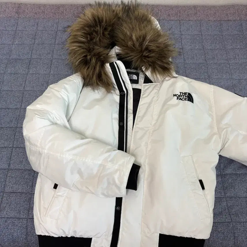 [BUNJANG] No Brand Cropped Big Fur / 노스페이스 크롭 빅퍼