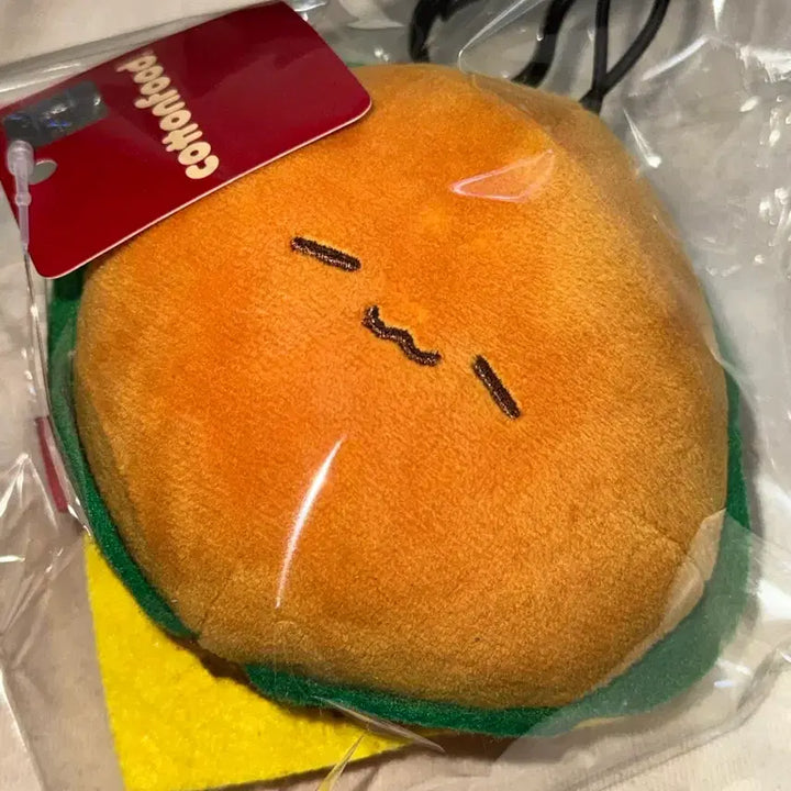 [BUNJANG] Cotton Food Hamburger Keyring / 코튼푸드 햄버거 키링 가방 고리 10cm
