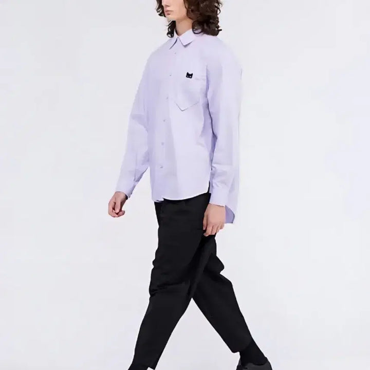 [BUNJANG] Songzio Zzero Lavender Shirt M / 송지오 지제로 라벤더 셔츠 M(오버핏)