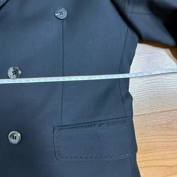 [BUNJANG] Double Breasted Suit Set (Black, New, Full Package) / 남자 더블 브레스트 양복 수트 상하의 정장 세트 블랙 (새것) (풀구성품