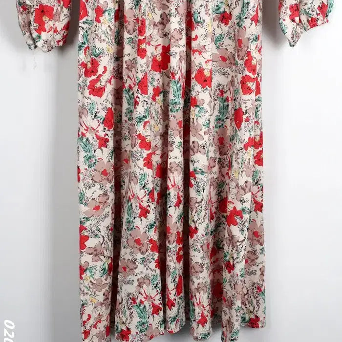[BUNJANG] XBZ Banding Floral Long Dress / [정리특가]여성F/ XBZ 밴딩 플로럴 롱 원피스 3-28
