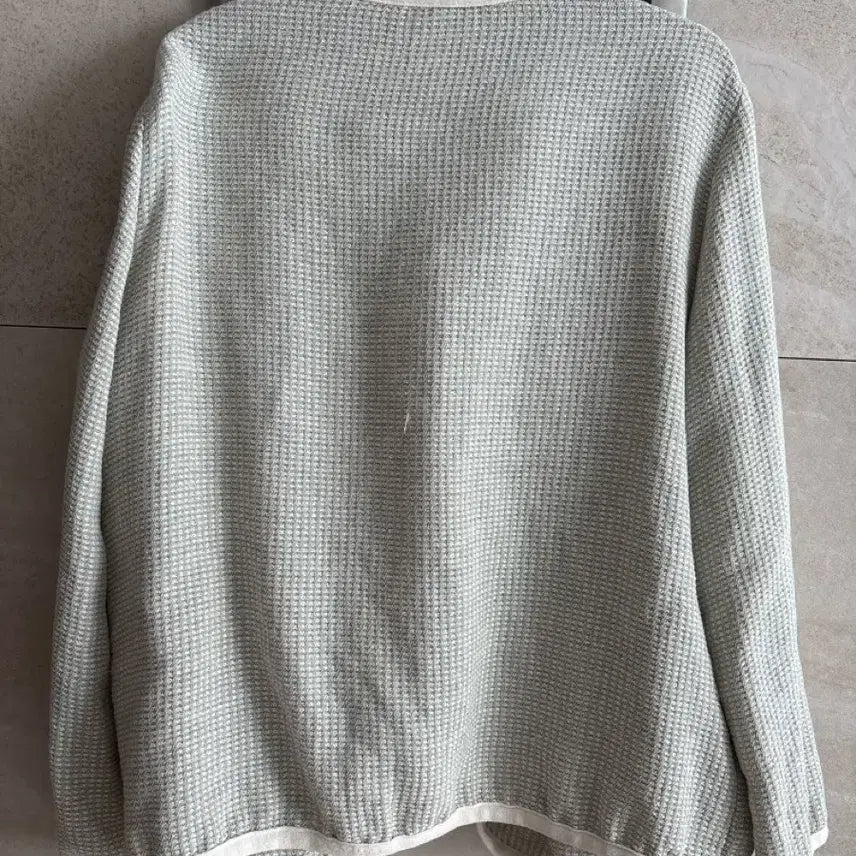 [BUNJANG] Linen Waffle Knit Cardigan / 린넨 와플 조직 가디건