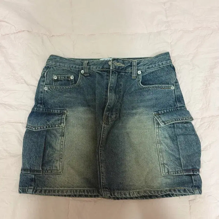 [BUNJANG] Vintage Cargo Denim Skirt / 빈티지 카고 청치마 L