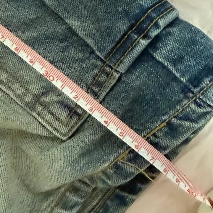 [BUNJANG] Vintage Cargo Denim Skirt / 빈티지 카고 청치마 L