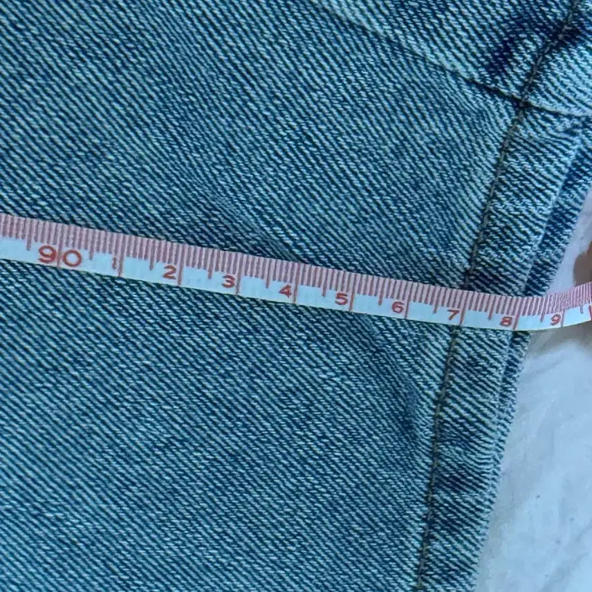 [BUNJANG] Washed Denim Wide Leg Pants / 워싱 청바지 와이드팬츠