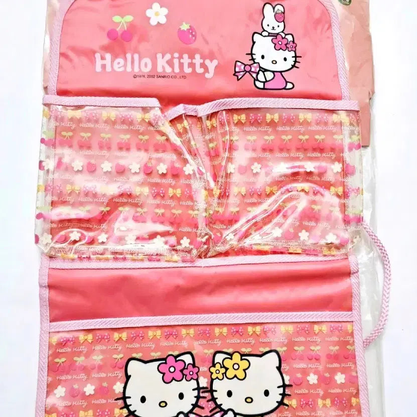 [BUNJANG] Kitty Wall Pocket Organizer Set / 키티 월포켓, 키티 벽걸이 수납함, 키티 파우치