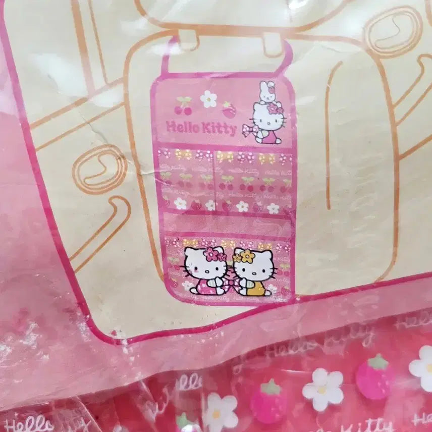 [BUNJANG] Kitty Wall Pocket Organizer Set / 키티 월포켓, 키티 벽걸이 수납함, 키티 파우치