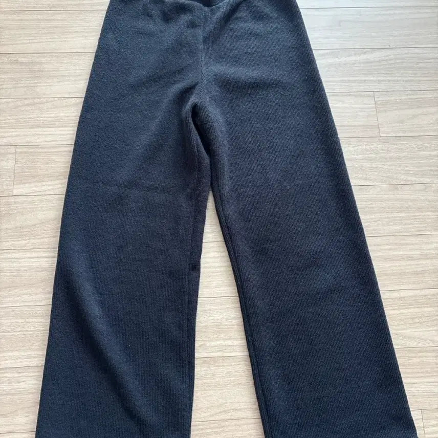 [BUNJANG] Black Knit Pants / 니트 팬츠