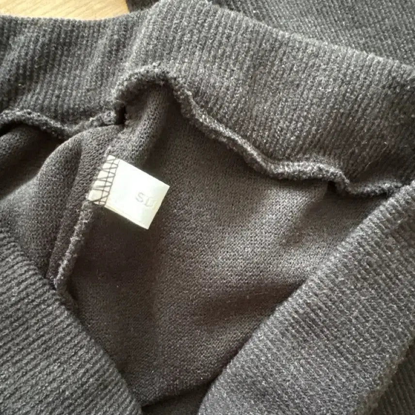 [BUNJANG] Black Knit Pants / 니트 팬츠