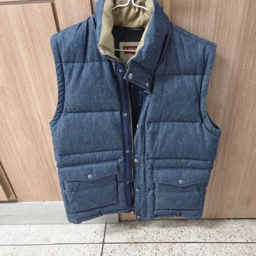 [BUNJANG] Levi's Denim Duck Down Vest / 리바이스 데님 오리 조끼