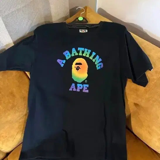 [BUNJANG] BAPE Camo Short Sleeve T-Shirt Black Set of 3 / BAPE 베이프 카모 반팔 티셔츠 블랙 3장