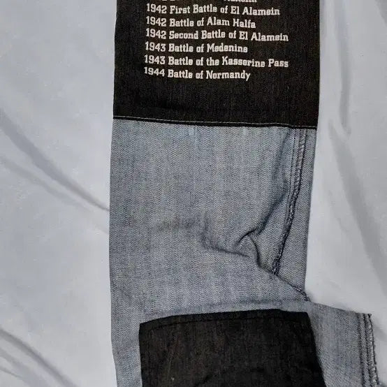 [BUNJANG] PPFM 'The Desert Fox' Distressed Patchwork Denim Pants / 할인[33] PPFM 디스트레스드 패치워크 'The Desert Fox'