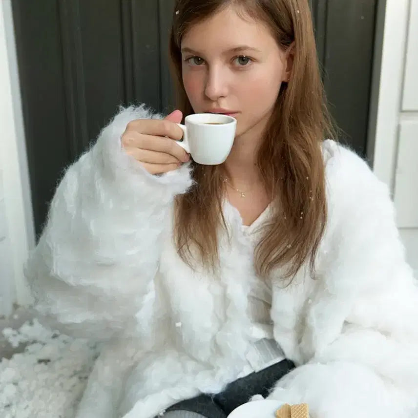 [BUNJANG] RE_L Bluff Fur Cardigan / 리엘 블러프 퍼 가디건 RE_L Bluff fur cardigan