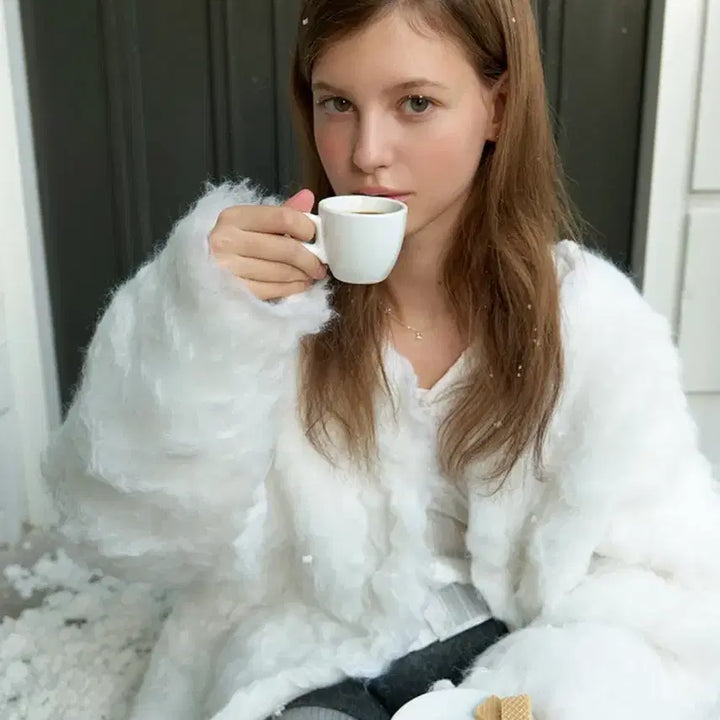 [BUNJANG] RE_L Bluff Fur Cardigan / 리엘 블러프 퍼 가디건 RE_L Bluff fur cardigan