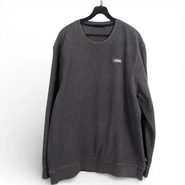 [BUNJANG] National Geographic Charcoal Terry Sweatshirt XXL / 남성XXL/ 내셔널지오그래픽 차콜 테리맨투맨 3-34