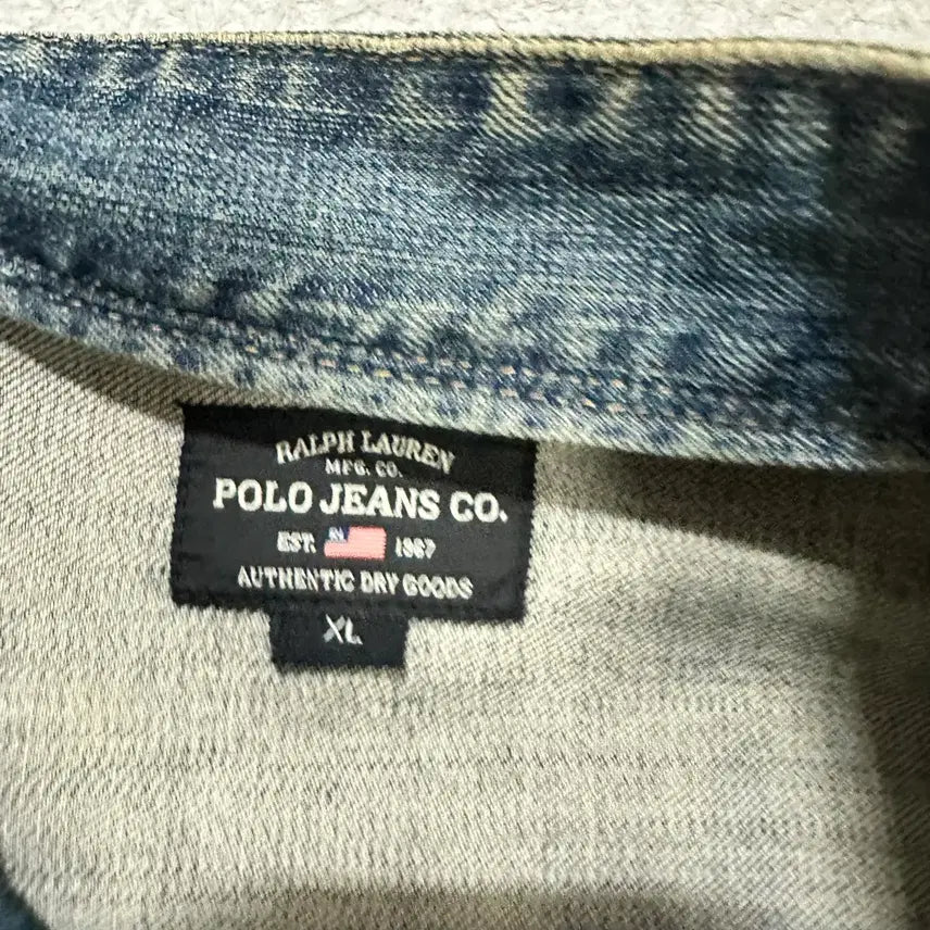 [BUNJANG] Polo Jeans Denim Jacket XL / 폴로 진스 데님 자켓 XL