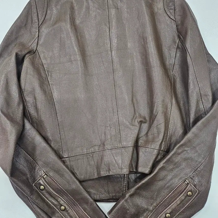 [BUNJANG] SANDRO Vintage Lambskin Leather Jacket / SANDRO 산드로 빈티지 양가죽 자켓