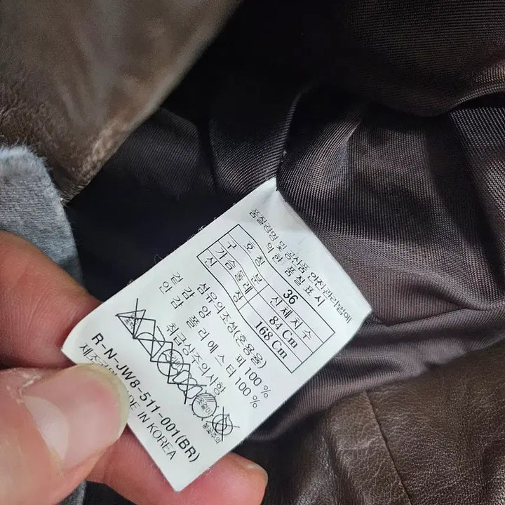 [BUNJANG] SANDRO Vintage Lambskin Leather Jacket / SANDRO 산드로 빈티지 양가죽 자켓